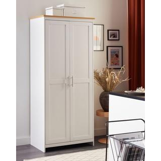 Beliani Armoire en Panneau de particules de bois Traditionnel SELLIN  