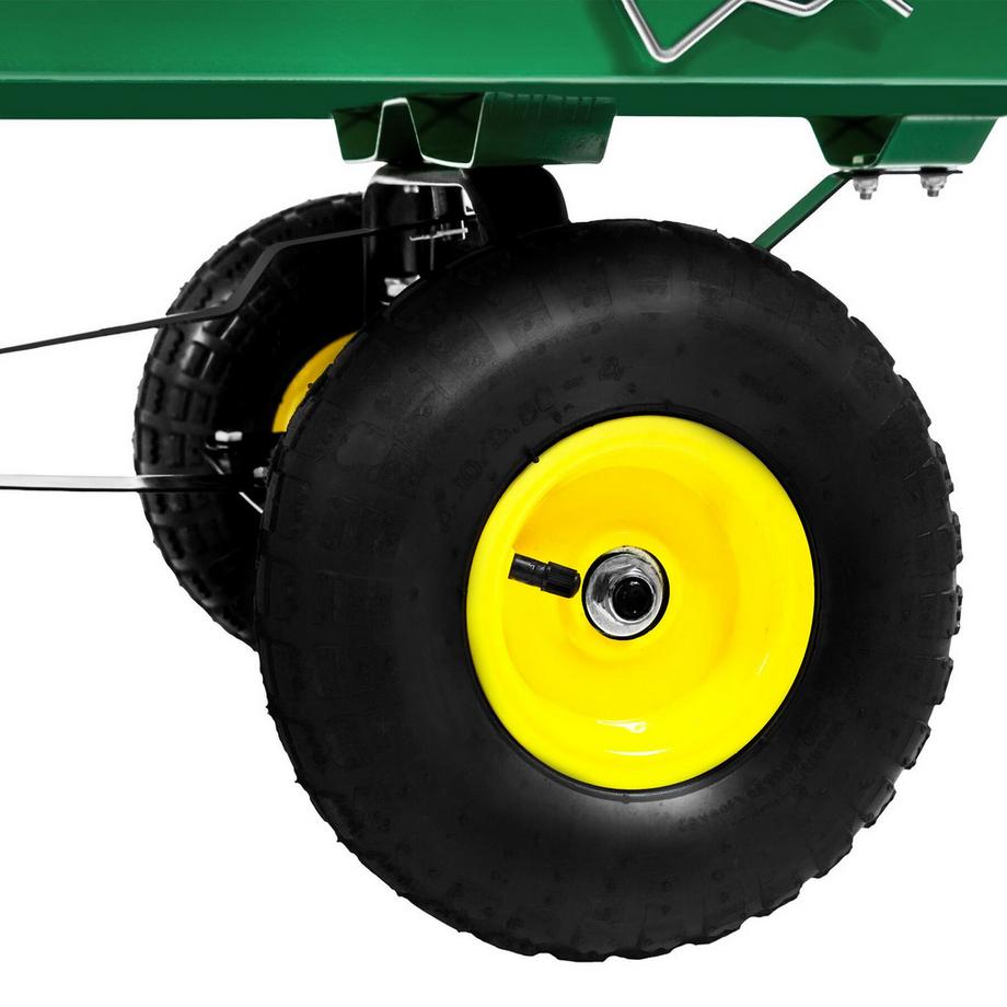 Tectake Carrello a mano  con pareti laterali pieghevoli  
