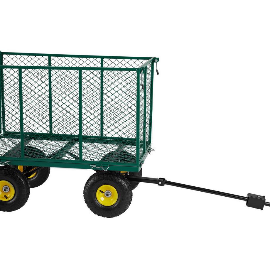 Tectake Carrello a mano  con pareti laterali pieghevoli  