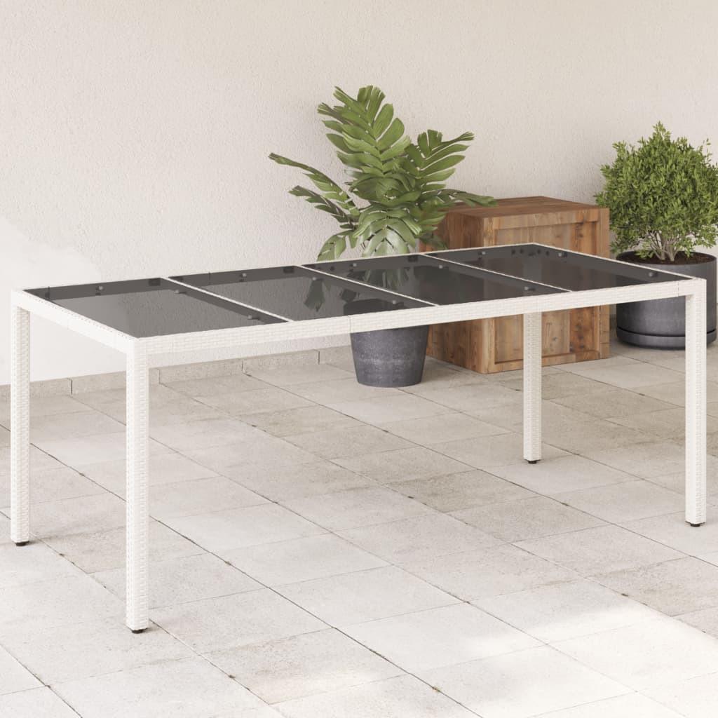 VidaXL Table de jardin rotin synthétique  