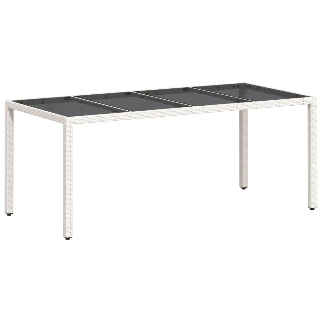 VidaXL Table de jardin rotin synthétique  