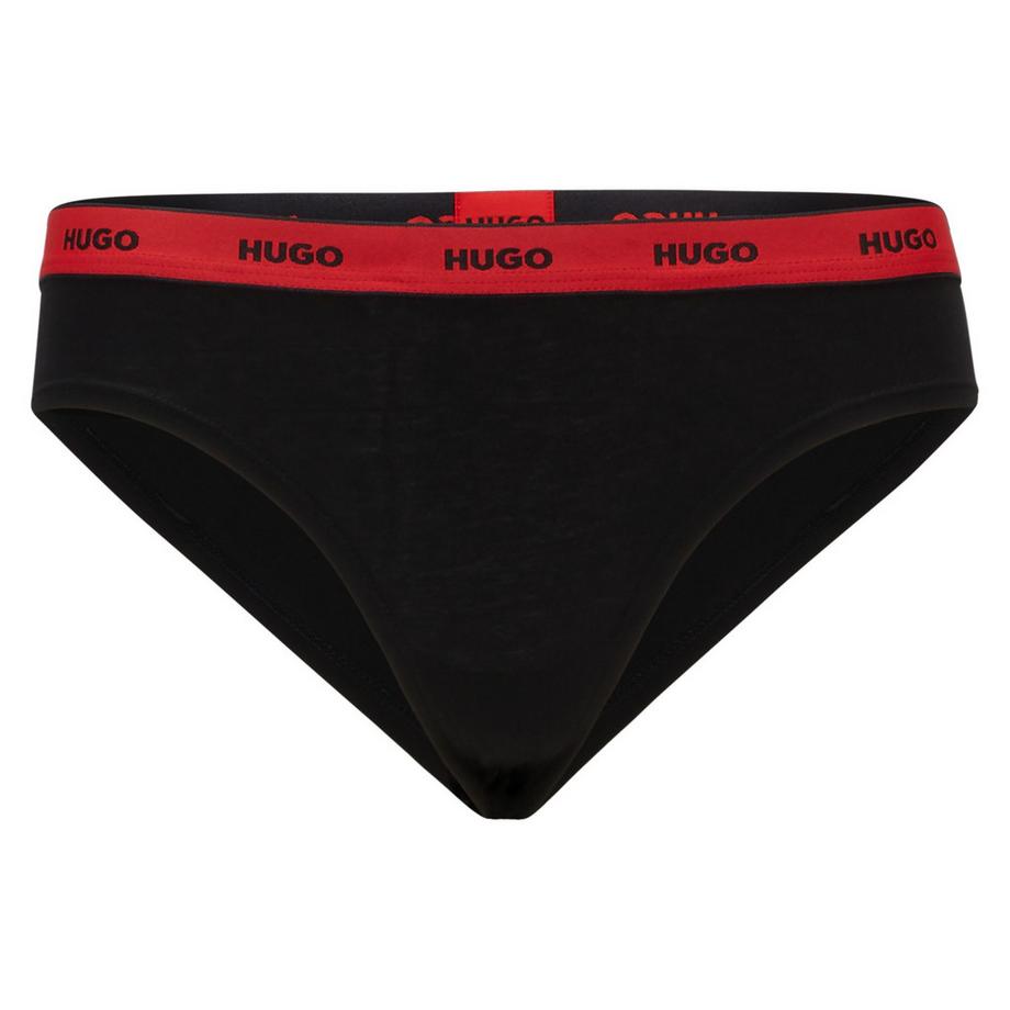 HUGO  Slip  Paquet de 3 Stretch-Brief Stripe 