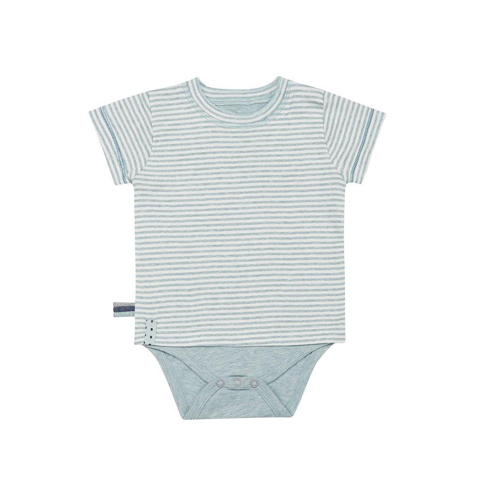 Image of Kurzarm-bodyshirt Unisex Pastellgrün 6-12 mesi