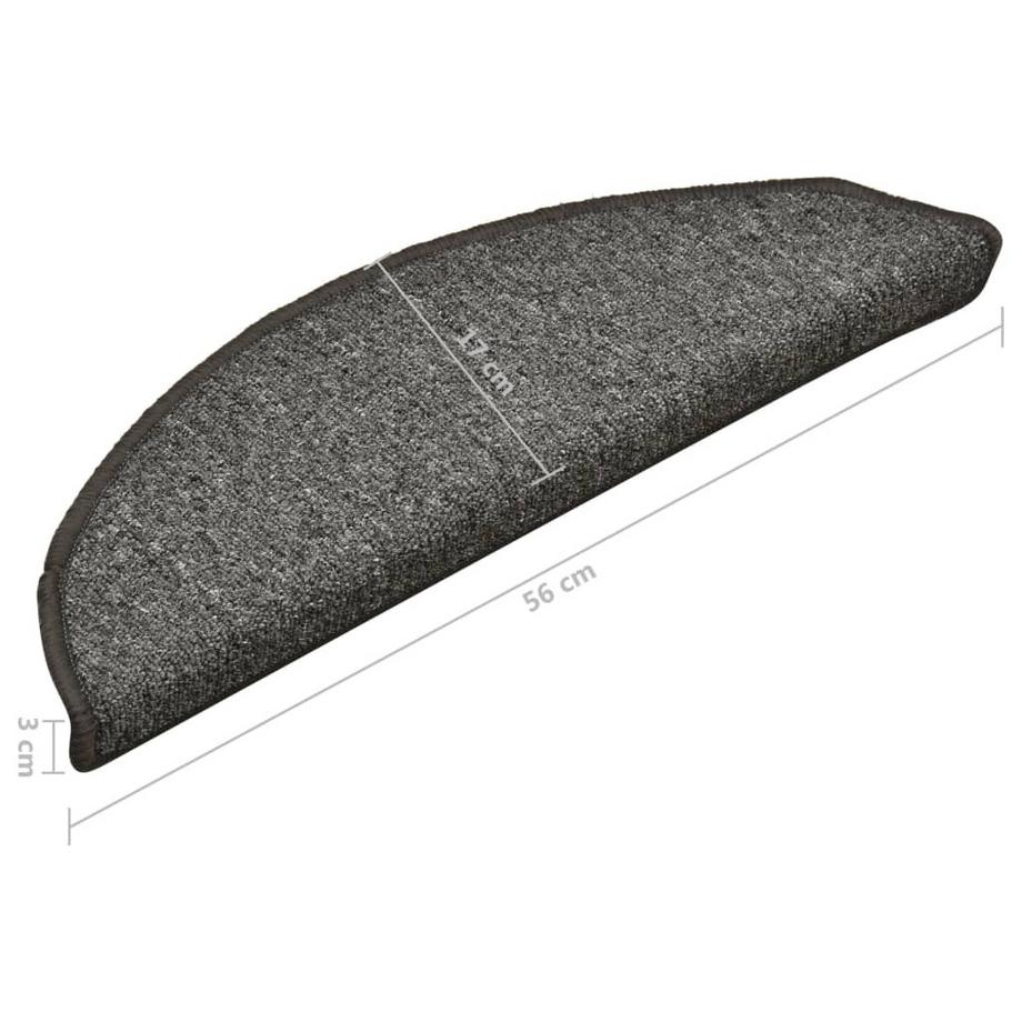 VidaXL Treppenmatten 15 stk. polypropylen  