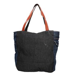 Gave Lux  Shultertasche Genuine leather + jeans and canvas women's shoulder tote bag. Product entirely built with recovery and/or recycled materials. 