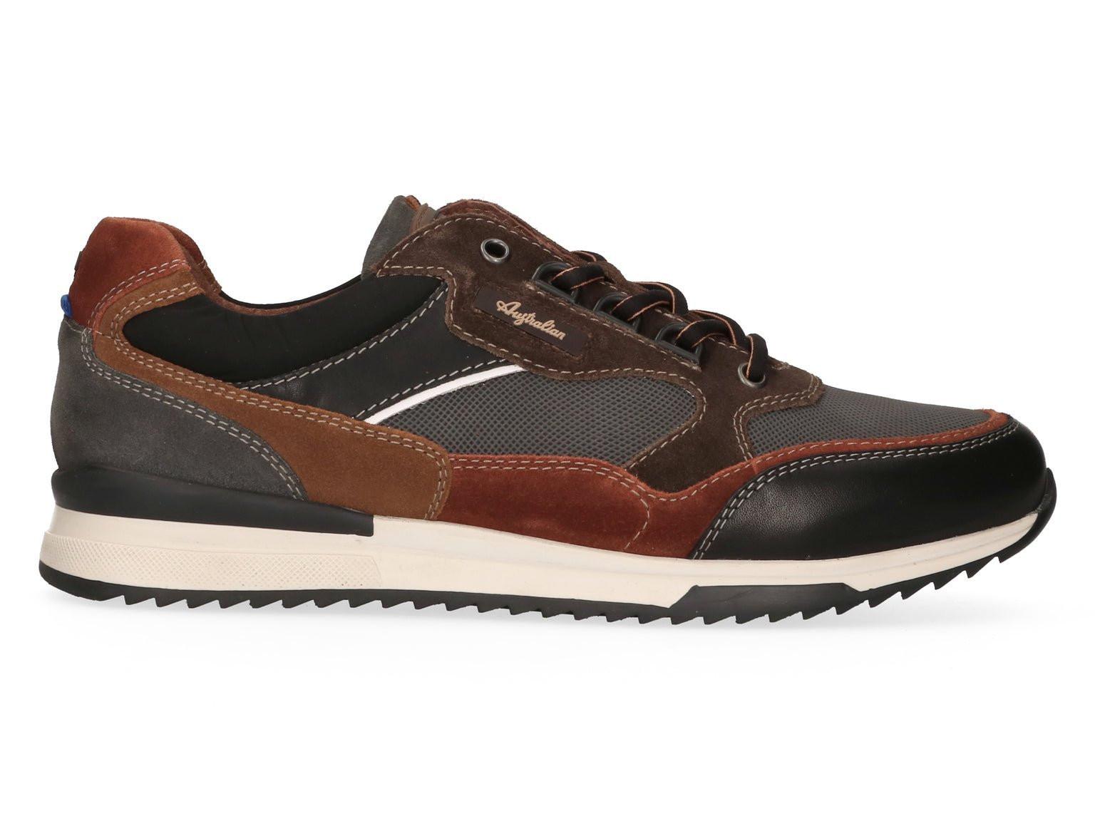 Image of Roberto - Leder Sneaker Herren Braun 40