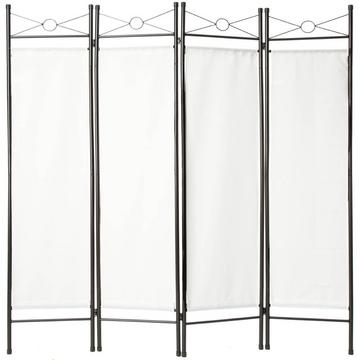 Raumteiler  4-teiliger Blickschutz 180° klappbar