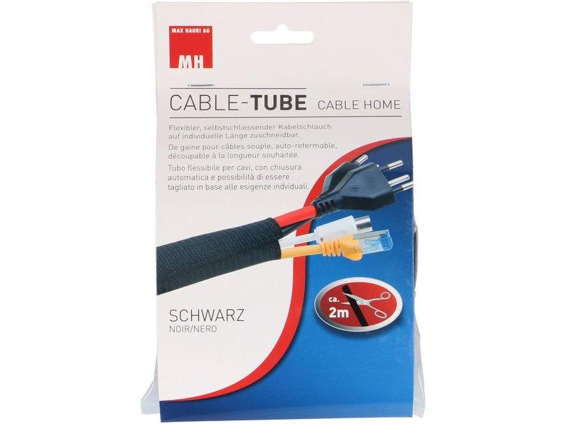Max Hauri AG  Cable Home 136690 range-câbles Sol Tube flexible de câble Noir 1 pièce(s) 