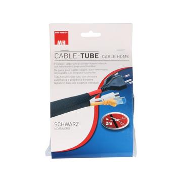 Cable Home 136690 range-câbles Sol Tube flexible de câble Noir 1 pièce(s)