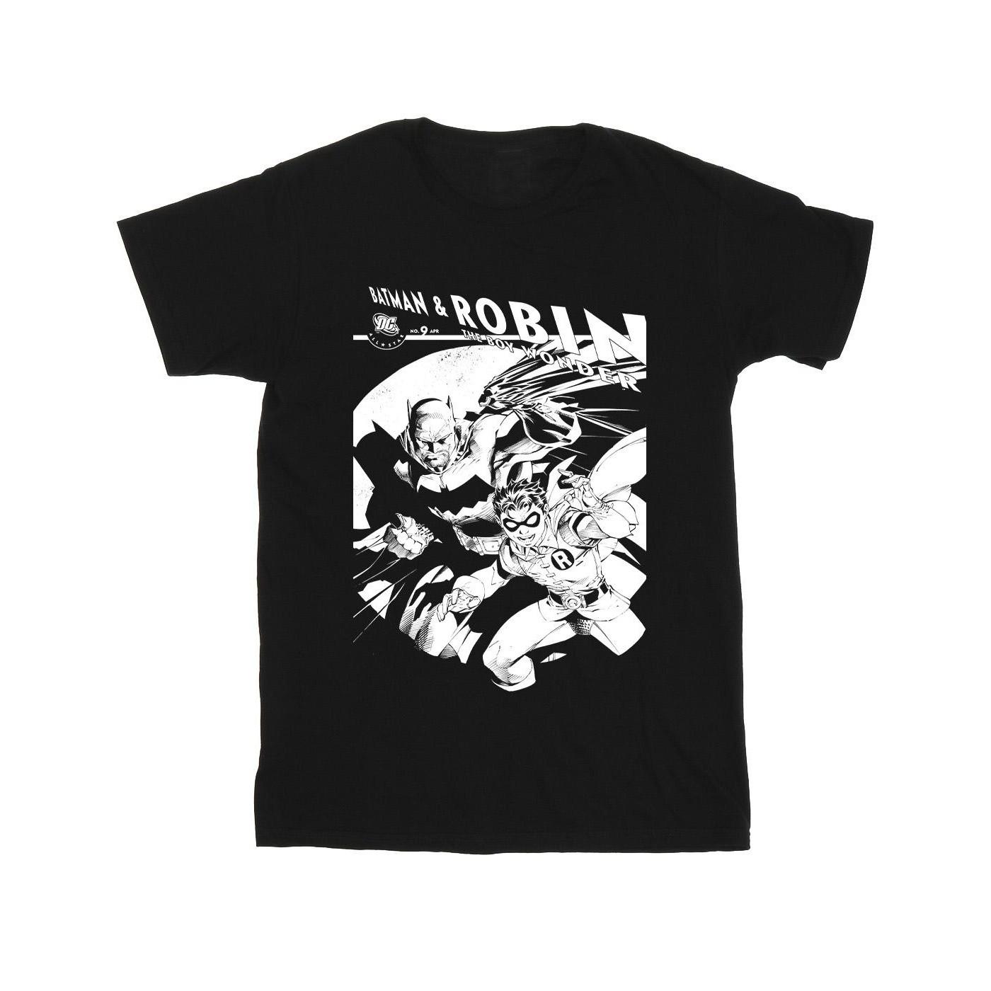Image of Batman And Boy Wonder Tshirt Mädchen Schwarz 152-158