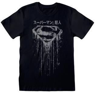 SUPERMAN Distressed Logo T-Shirt  