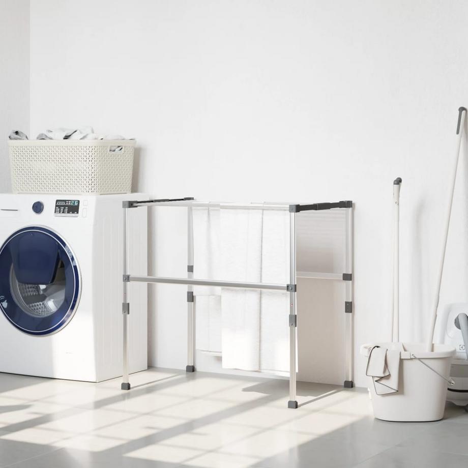 VidaXL  Séchoir-linge aluminium 
