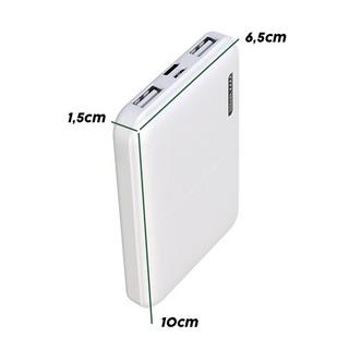 Akashi  Powerbank 5000mAh 2x USB Akashi bianco 