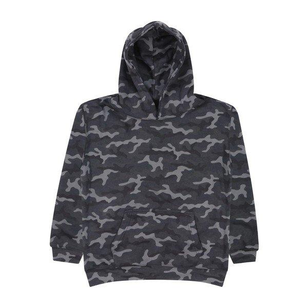 Image of Kapuzenpullover Camo Jungen Schwarz 128