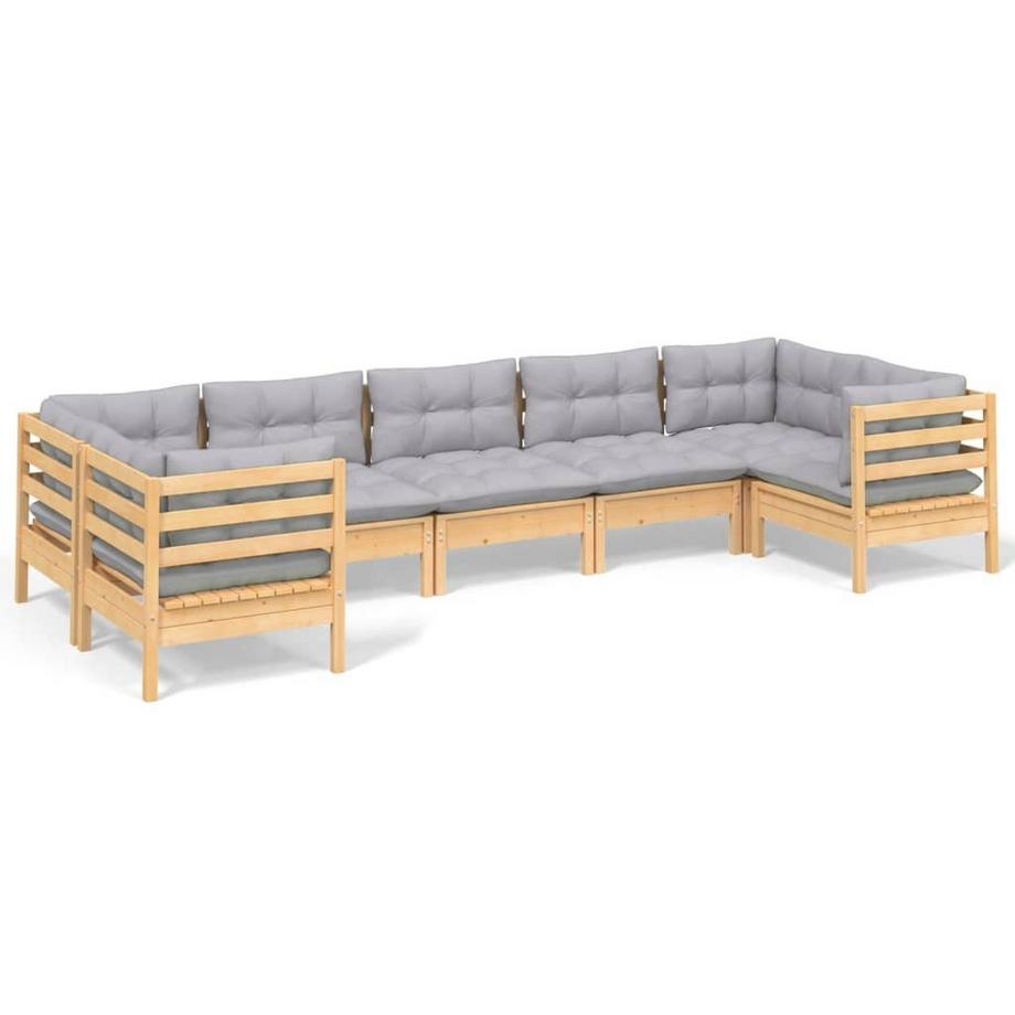 set salotto da giardino Legno di pino