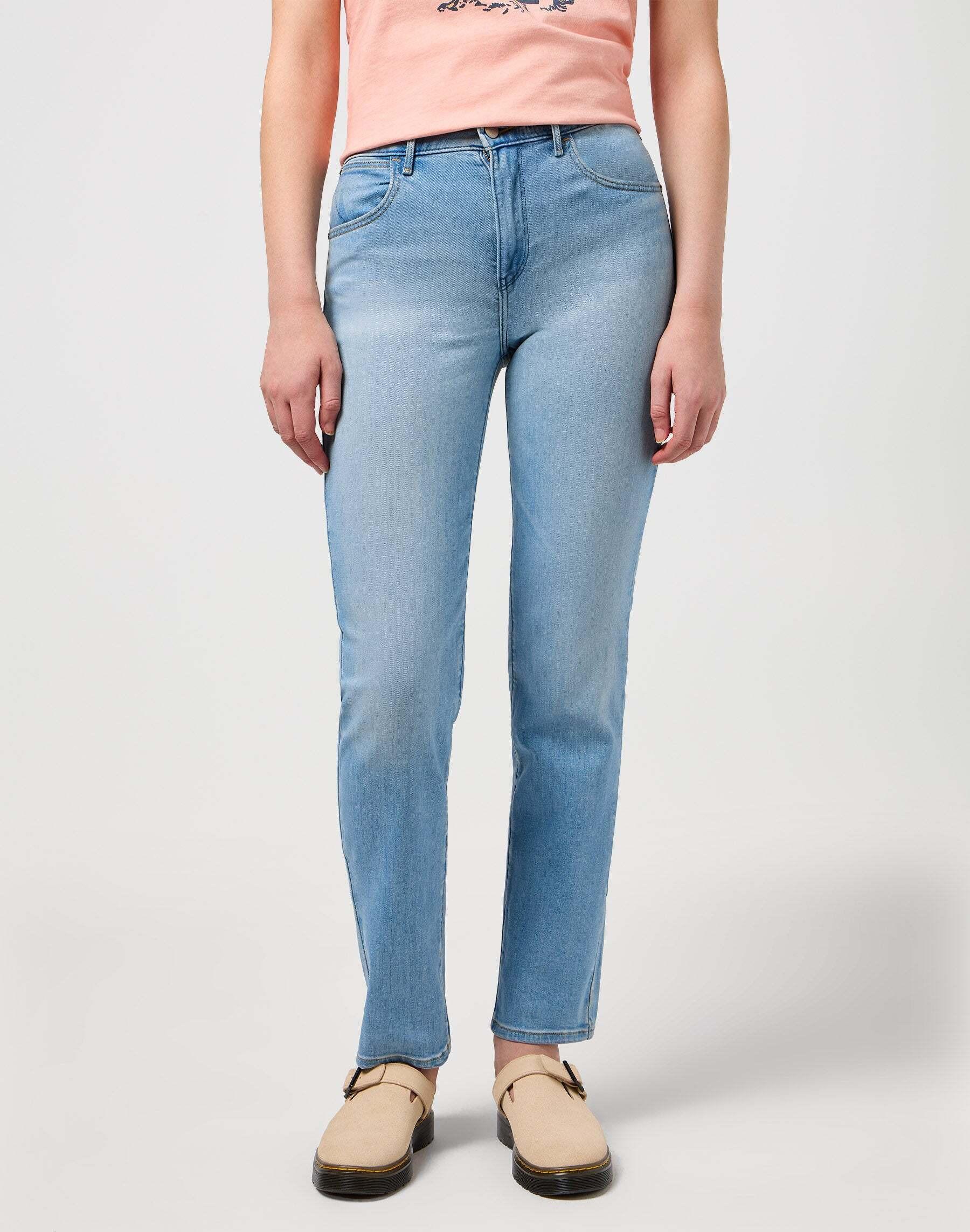 Image of Jeans Straight Damen Hellblau W30