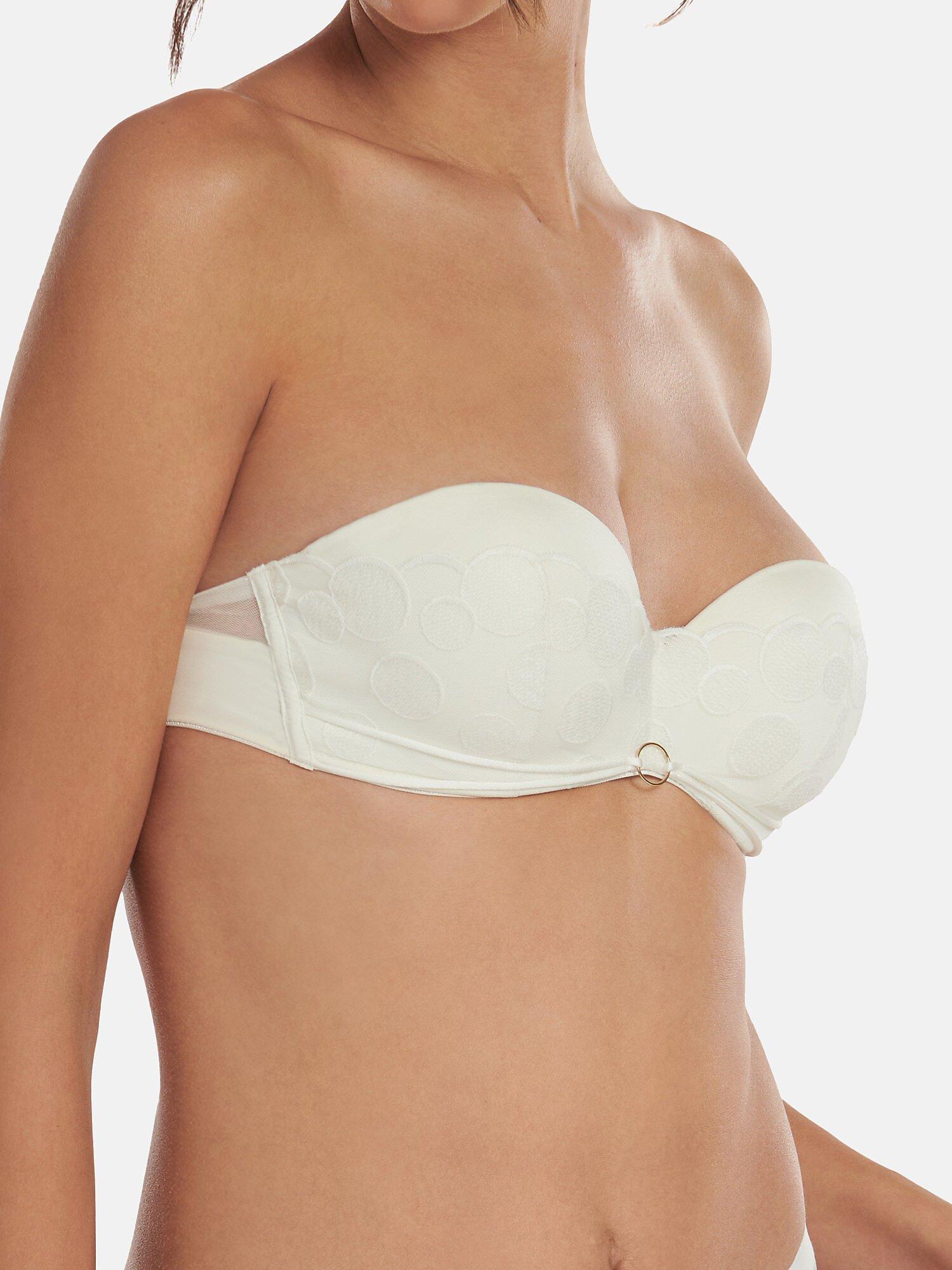 Image of Bandeau-bh Vorgeformt Mehrfach Verstellbar Venus Hochzeit Damen Elfenbein D/75