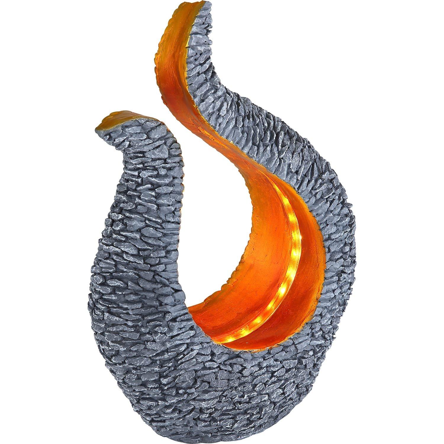 Image of Solarleuchte Kunststoff stein 28xLED Solarleuchte Kunststoff stein 28xLED