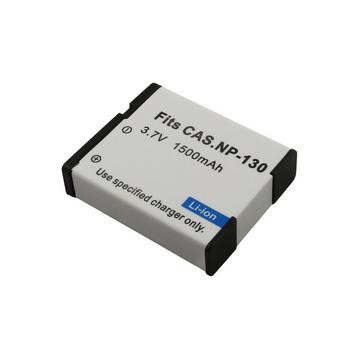 Batteria per fotocamera Casio NP 130 Li ion 3.7 V 1500mAh 5.6Wh