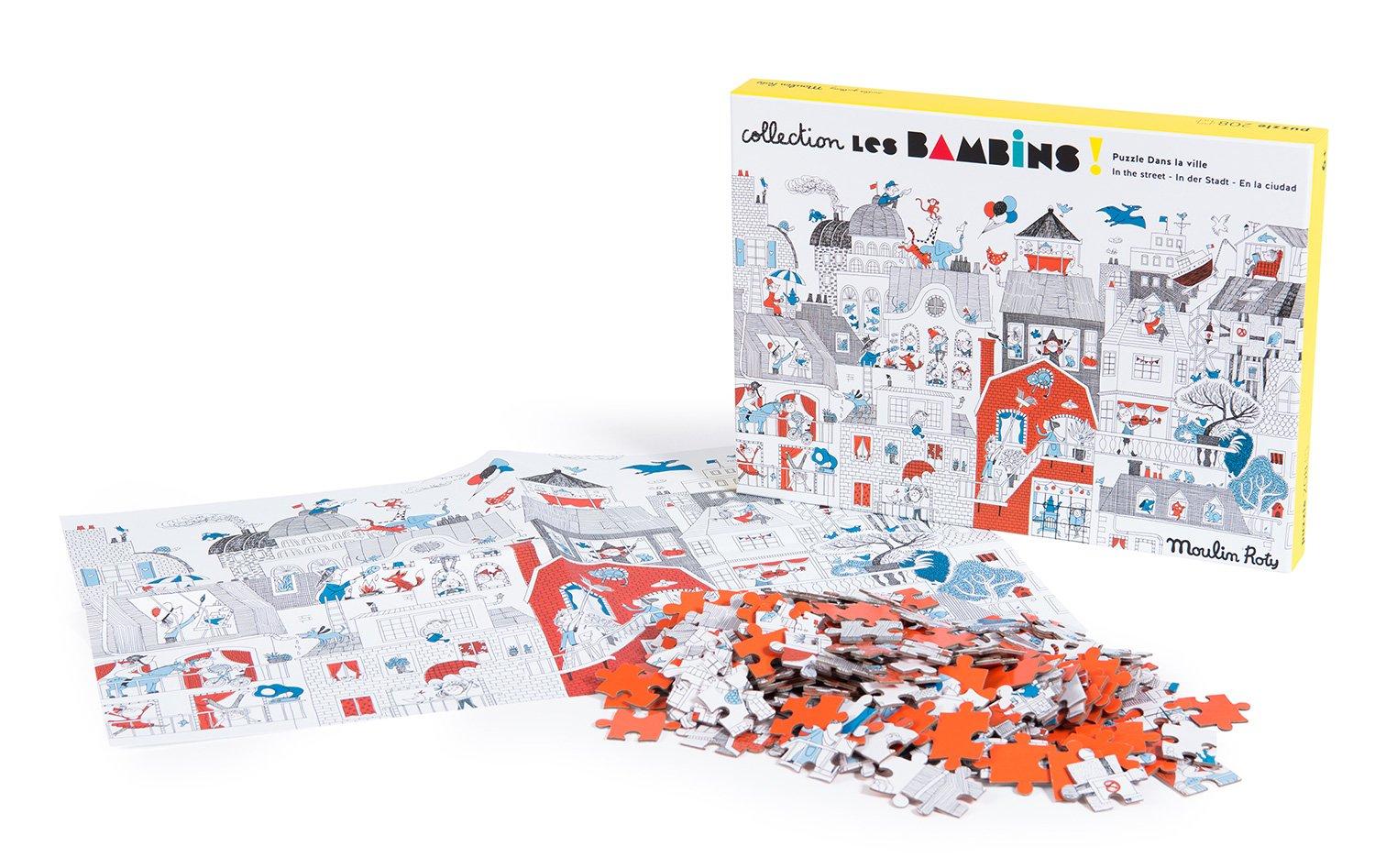 Image of Les Bambins, Puzzle "In der Stadt" 208 Teile