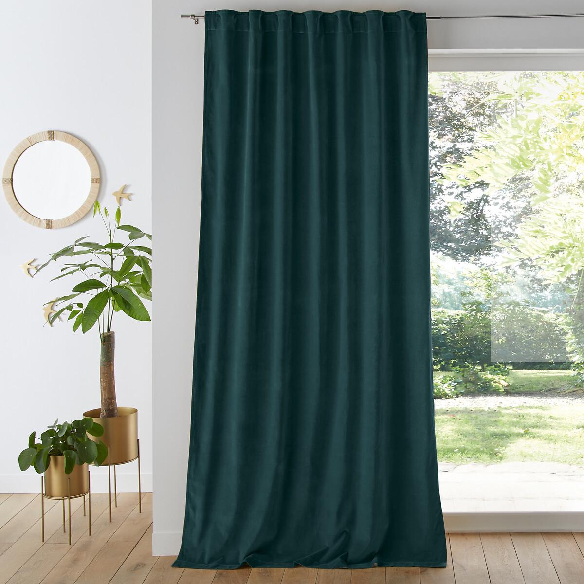 Image of Vorhang Velvet Unisex Grün 135x260 cm