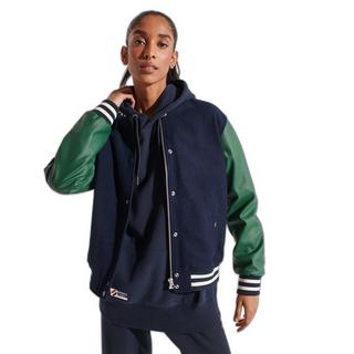 Superdry  blouson en laine style baseball universitaire 