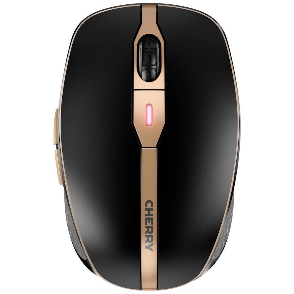 Cherry  DW 9100 Slim, Schweizerisches Layout, QWERTZ Tastatur, kabellose Tastatur- und Maus set -bronze 