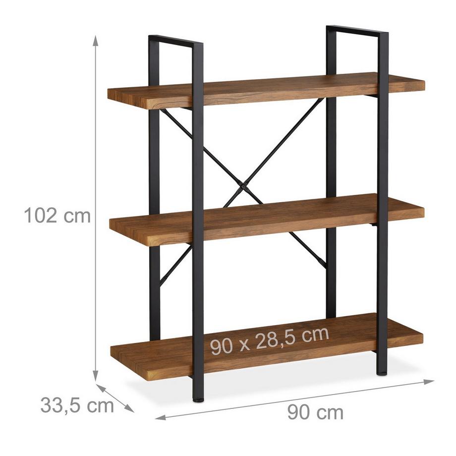 B2X Regal mit 3 Böden  