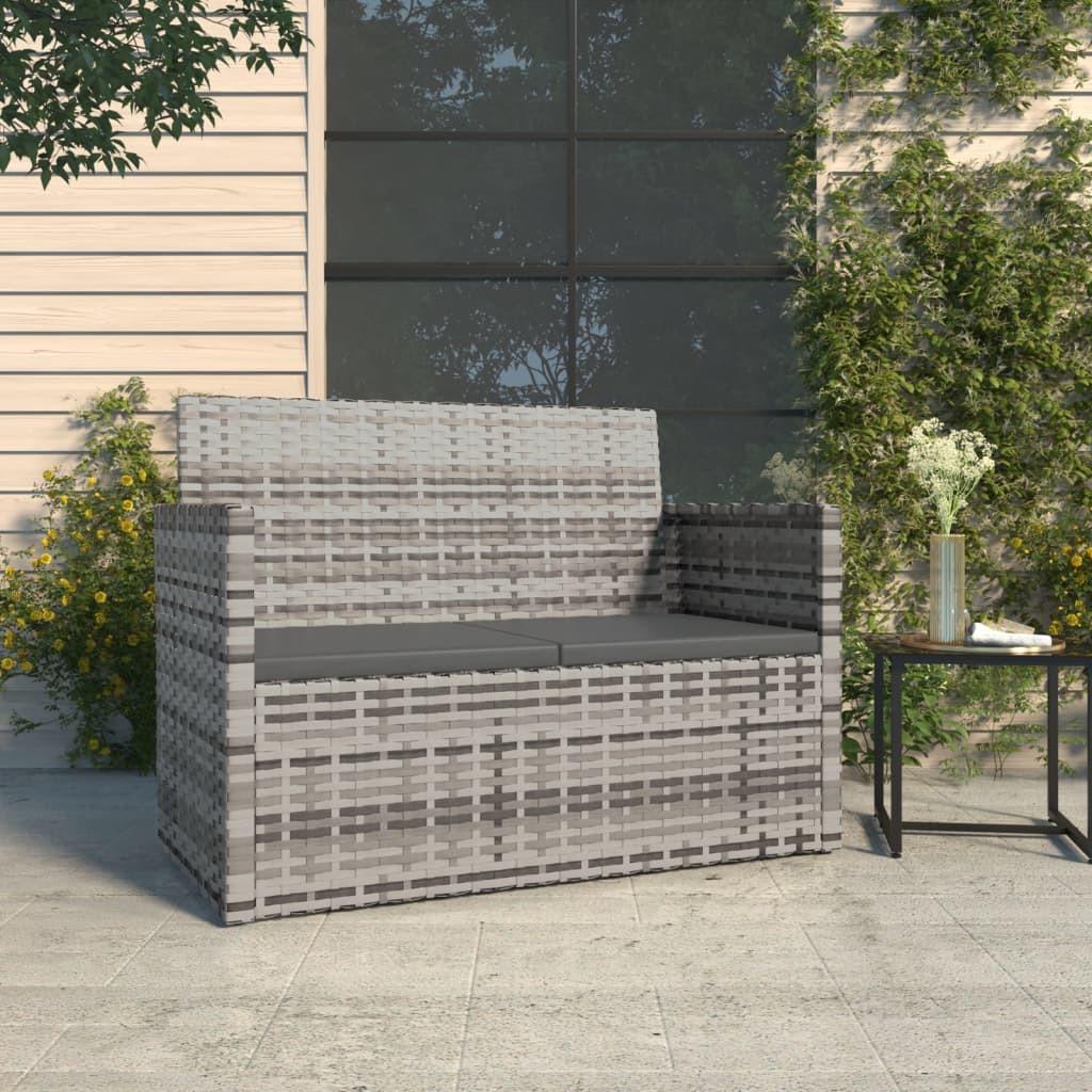 VidaXL Gartenbank poly-rattan  