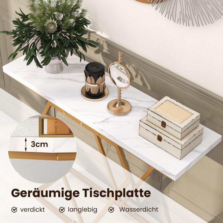 Northix Console aspect marbre  