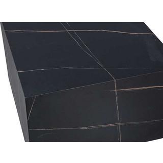 mutoni Table basse Benji aspect marbre noir  