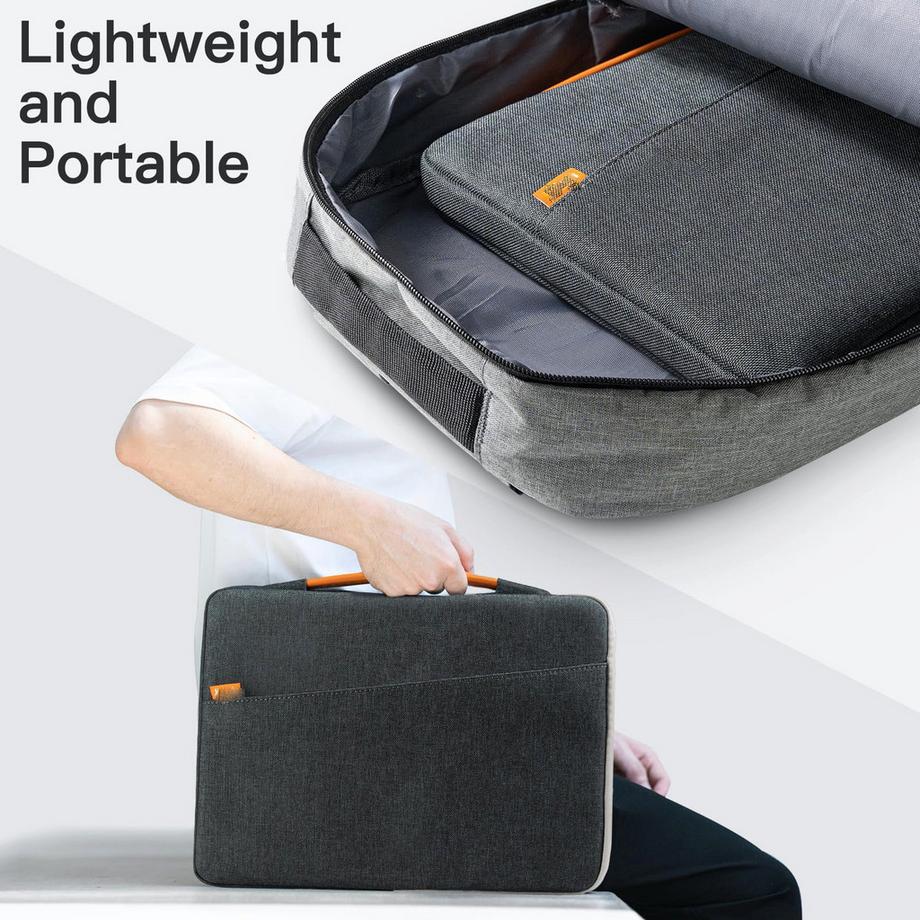 Only-bags.store Housse pour ordinateur portable MacBook Air Pro avec poignée  