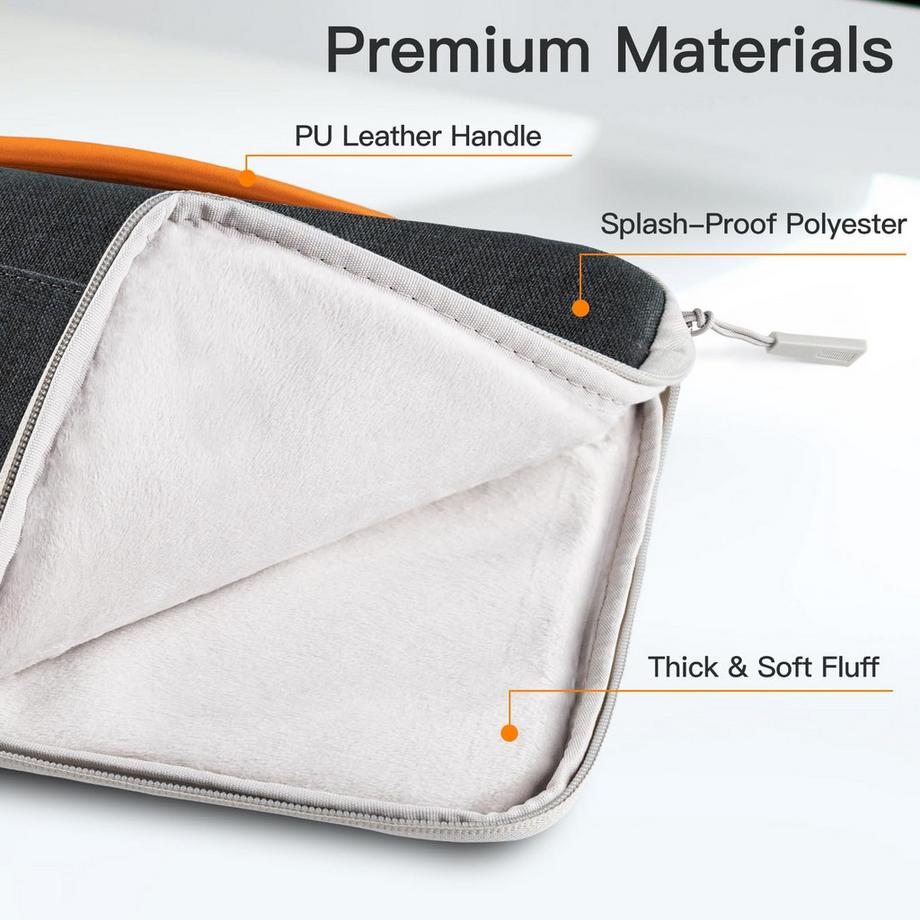 Only-bags.store Housse pour ordinateur portable MacBook Air Pro avec poignée  