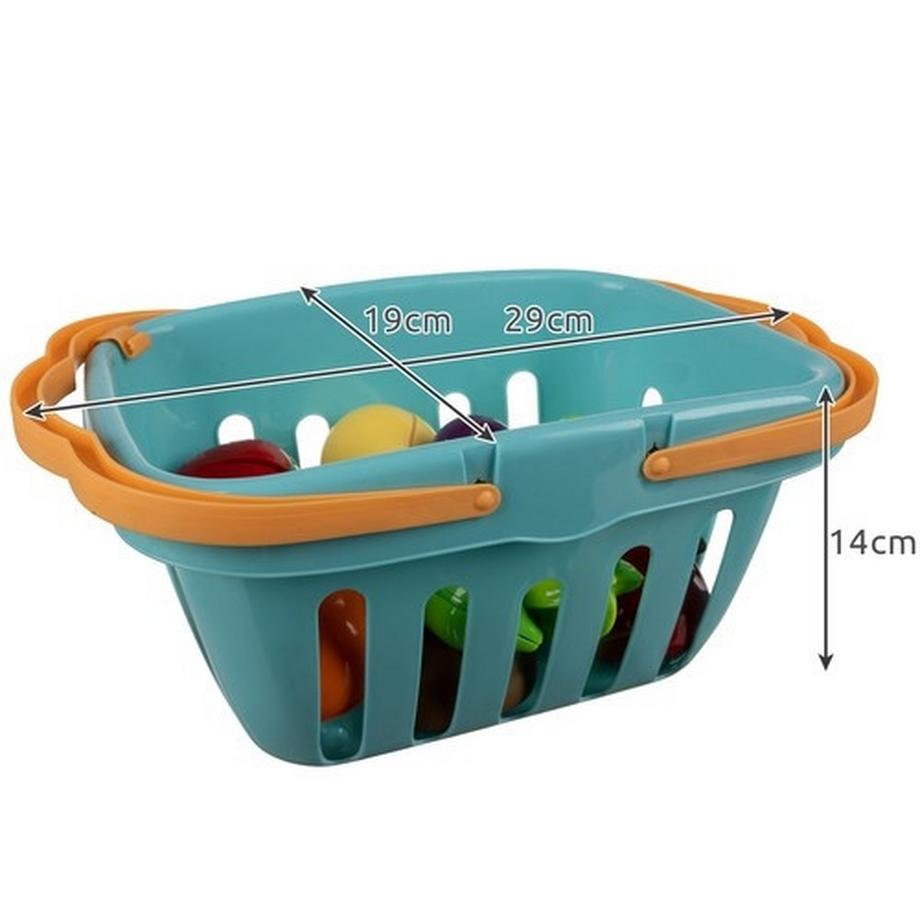 Kruzzel  Légumes et fruits à découper avec panier 22877 