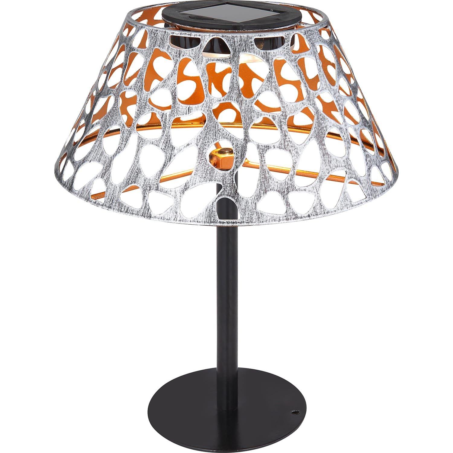 Image of Solarleuchte Metall silberfarben 1xLED Solarleuchte Metall silberfarben 1xLED