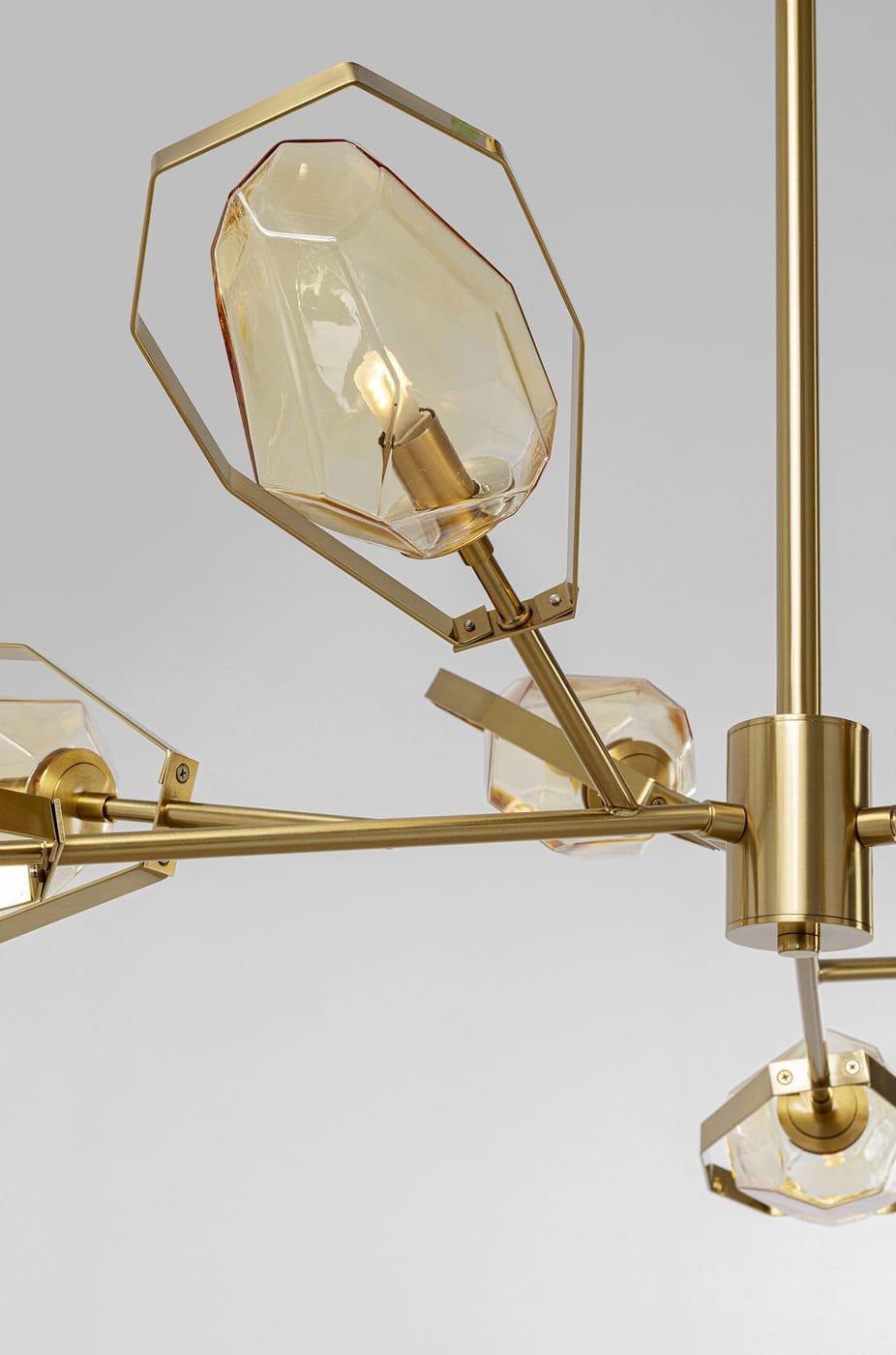 KARE Design Hängeleuchte Diamond Fever Ufo Brass rund 106  