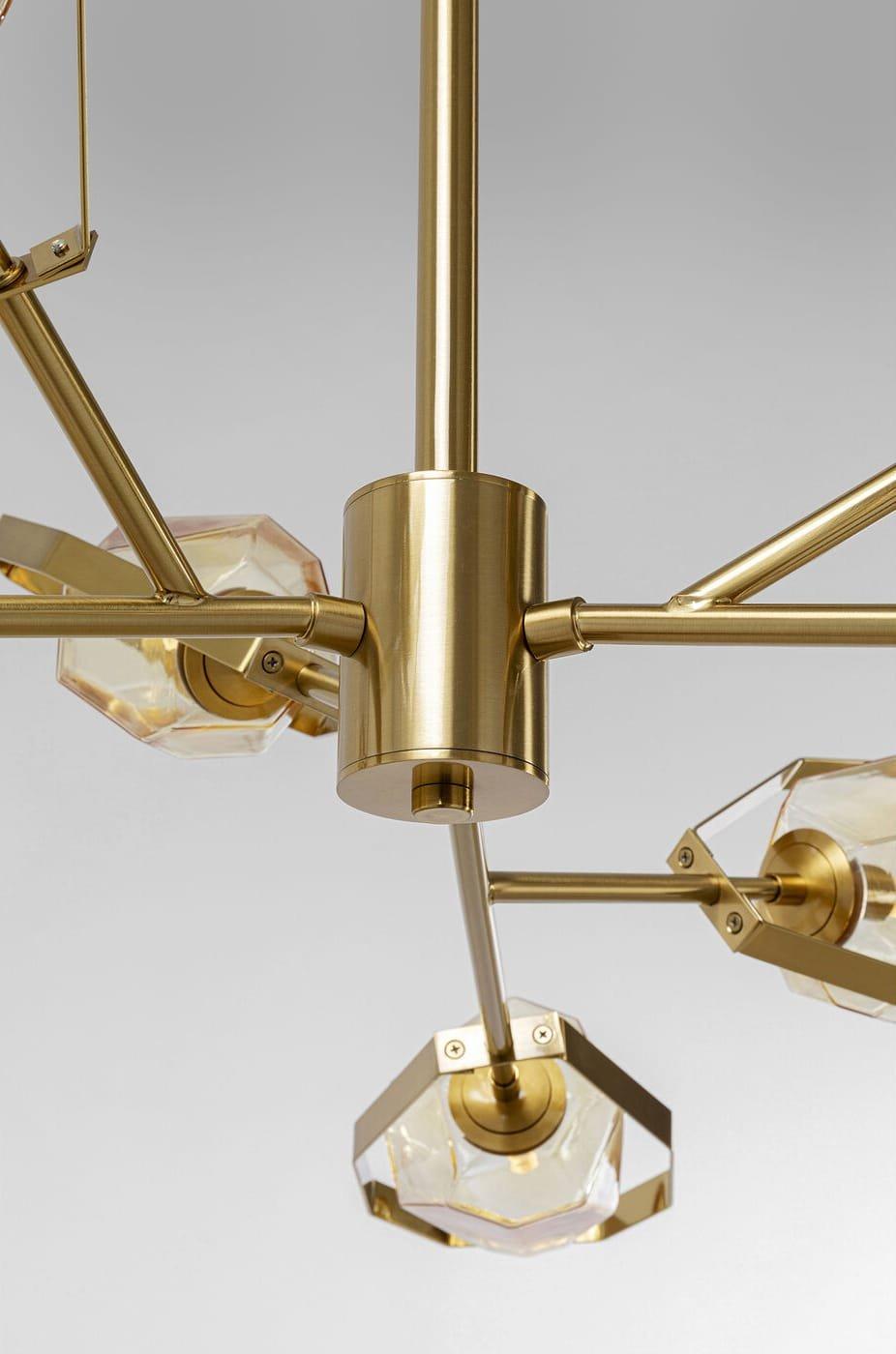 KARE Design Hängeleuchte Diamond Fever Ufo Brass rund 106  