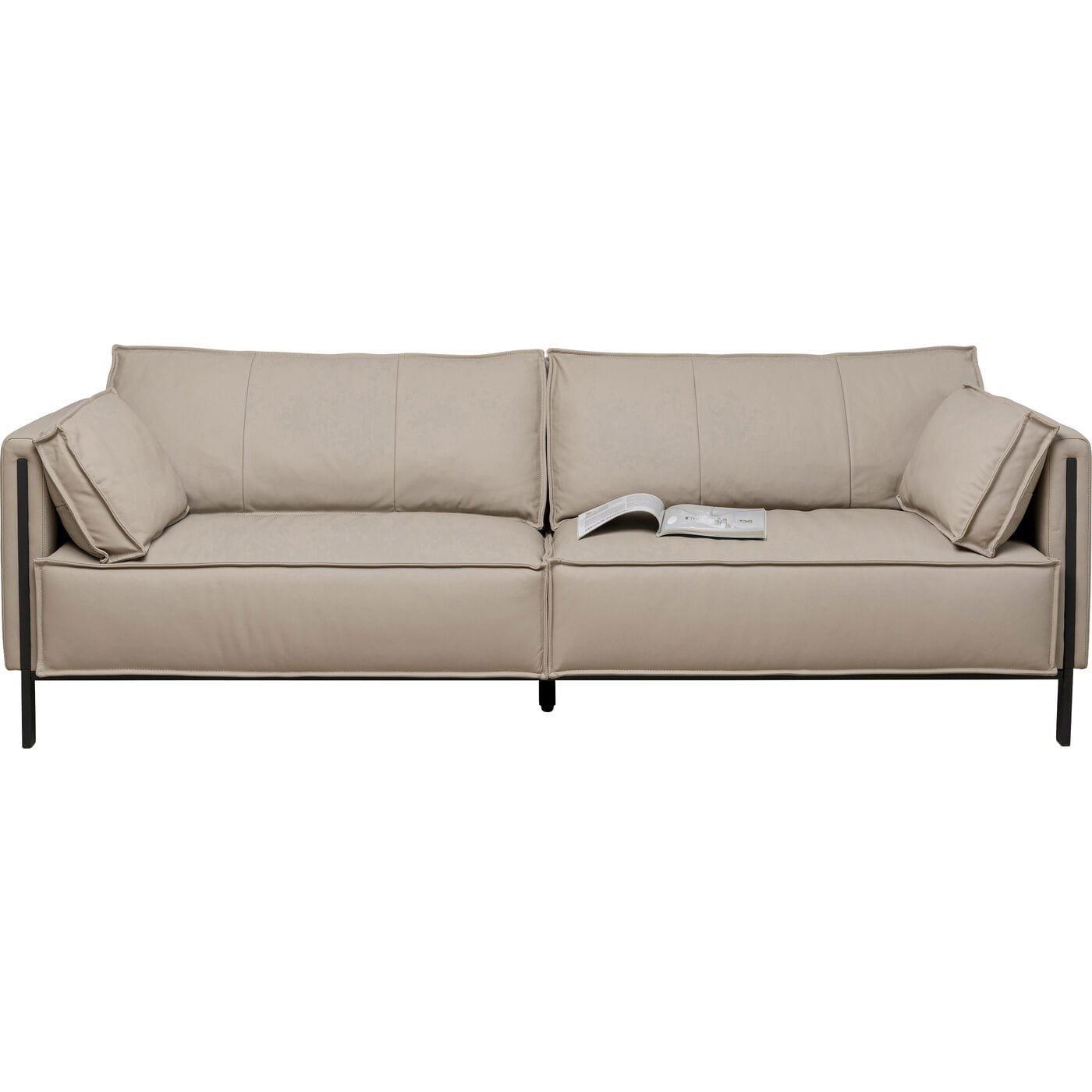 KARE Design Sofa Victor 3-Sitzer Leder  