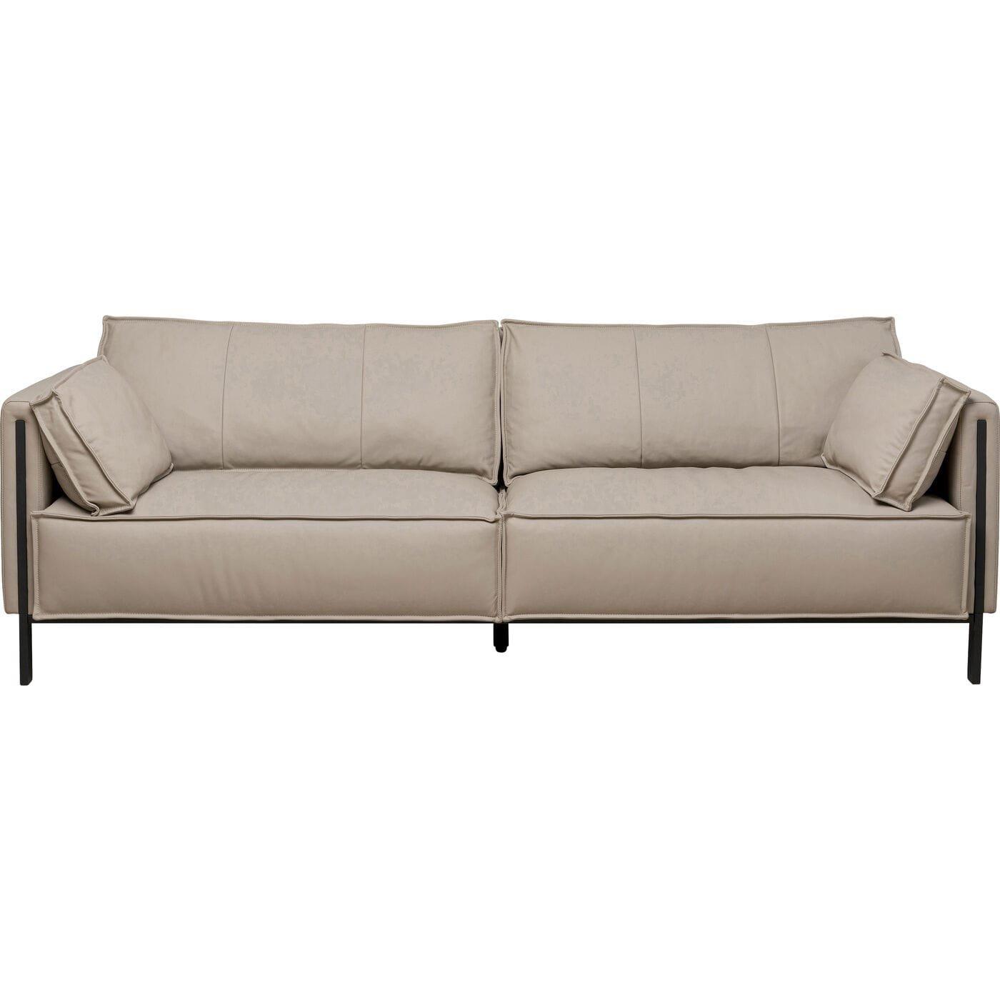 KARE Design Sofa Victor 3-Sitzer Leder  