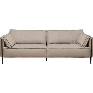 KARE Design Sofa Victor 3-Sitzer Leder  