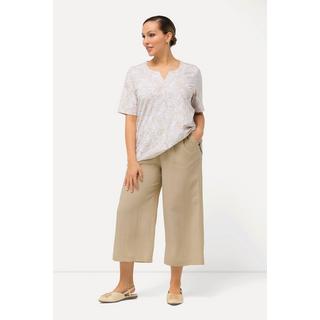 Ulla Popken  Jupe-culotte longueur mollet, jambe large et taille élastique 