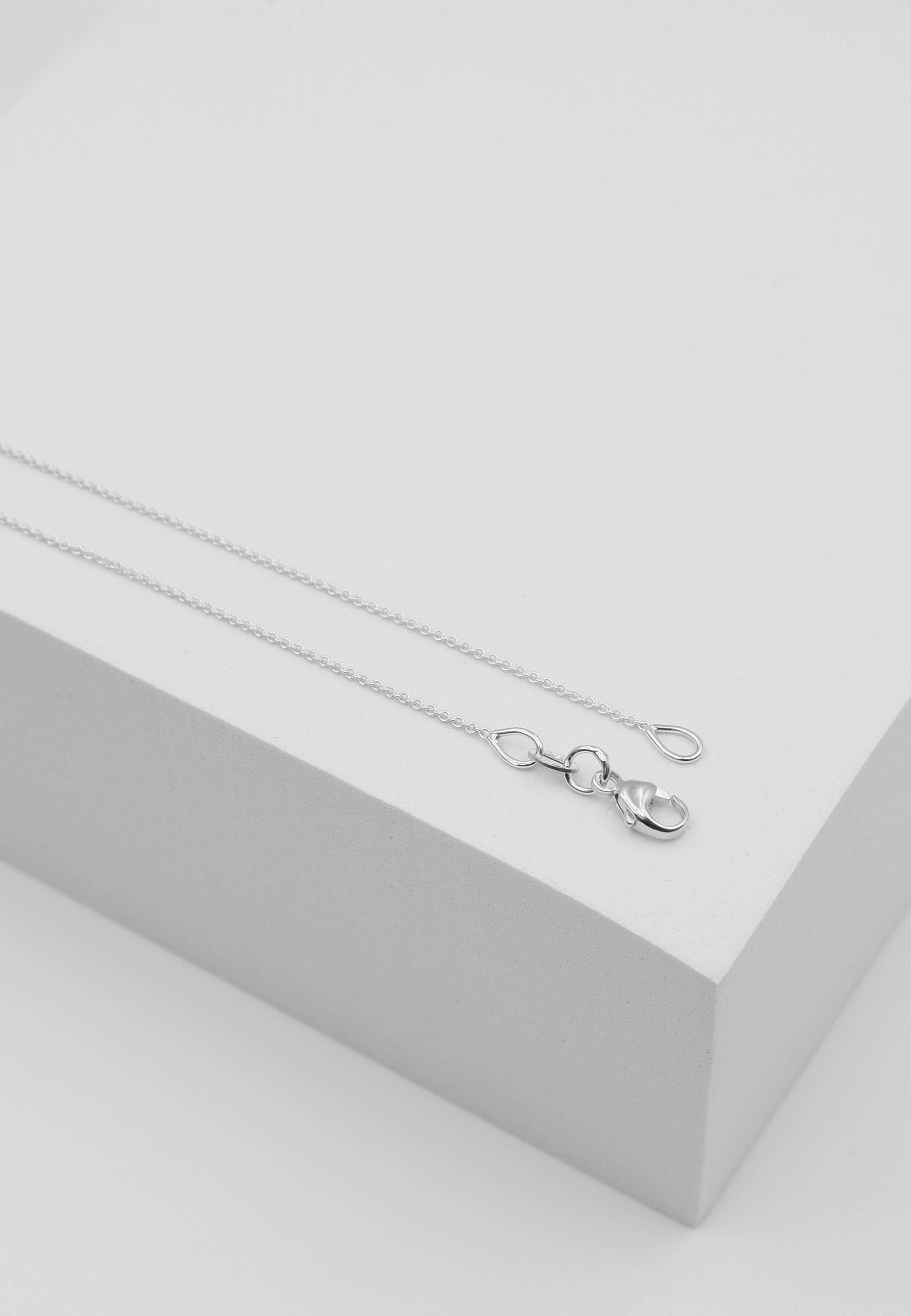 Image of Collier Rundanker Weissgold 750, 0.9mm, 40cm Damen Silber 40cm