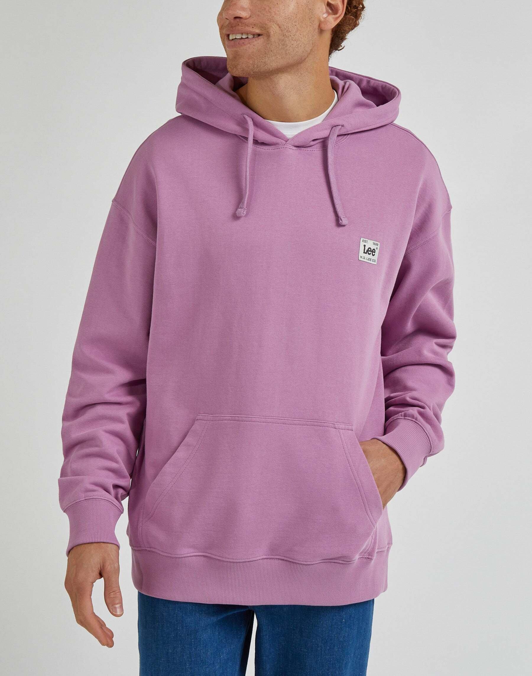 Image of Kapuzenpullover Core Loose Hoodie Herren Violett M