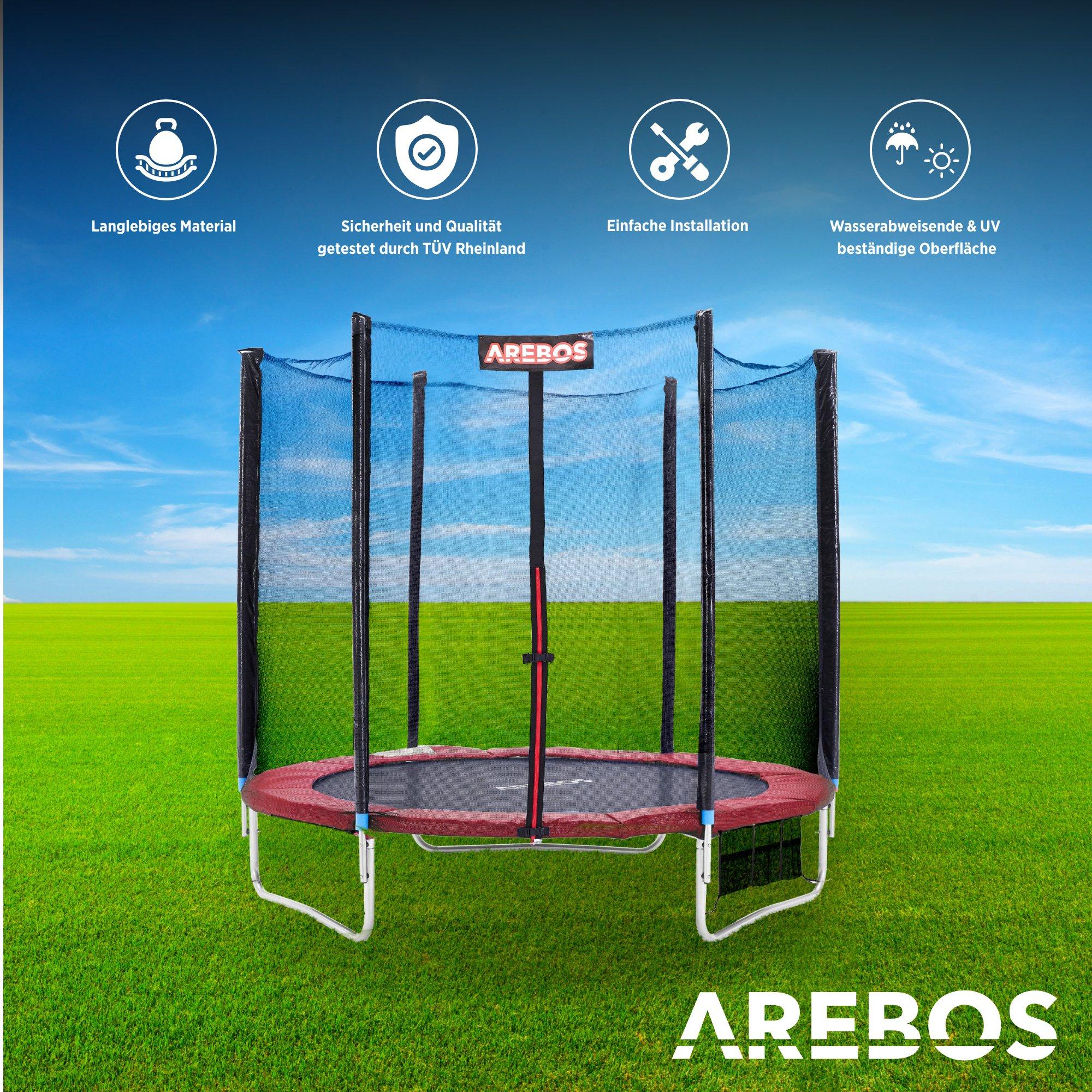 Arebos  Protection des bords du trampoline 