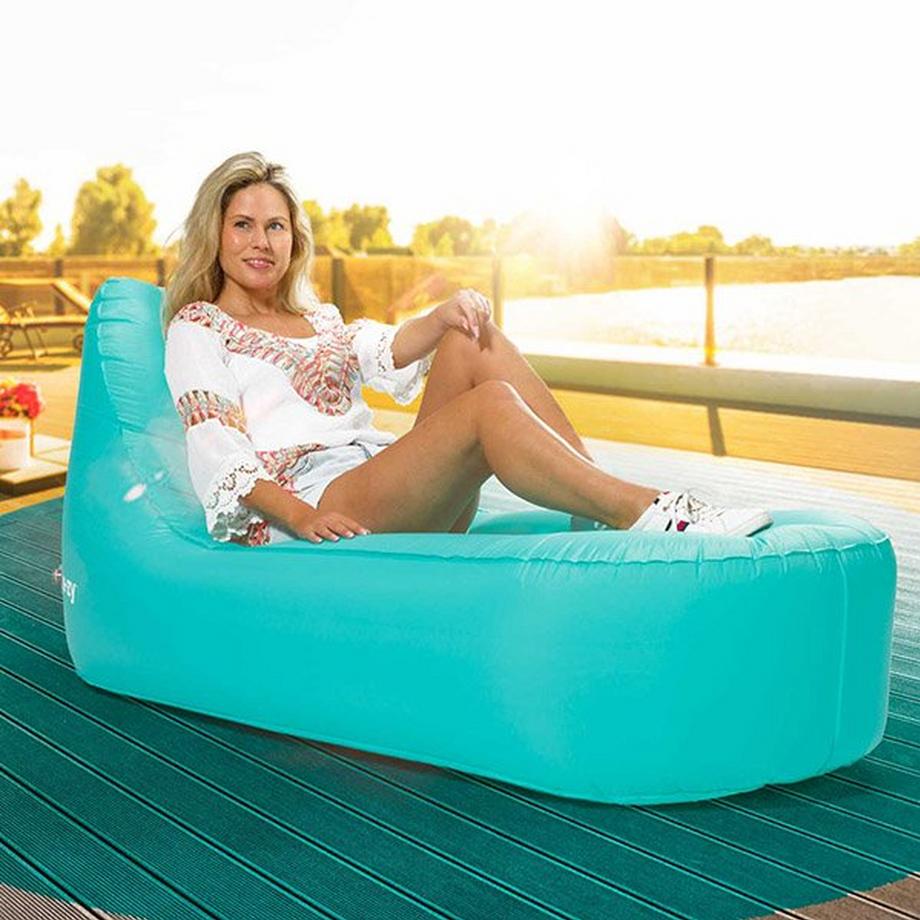 Mr. Ezy  Aufblasbare Lounge Liege – per KNOPFDRUCK 