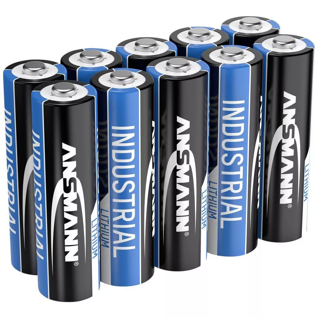 Ansmann 1502-0005 AA Industrial Lithium (Pack 10)