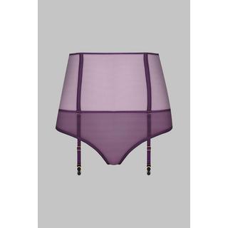 MAISON CLOSE  Tanga ouvert taille haute avec porte-jarretelles - L'Amoureuse 