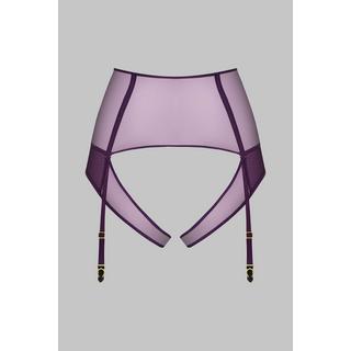 MAISON CLOSE  Tanga ouvert taille haute avec porte-jarretelles - L'Amoureuse 