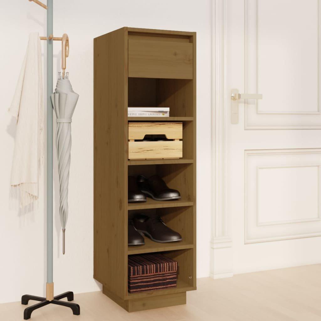 VidaXL Armoire à chaussures bois de pin  