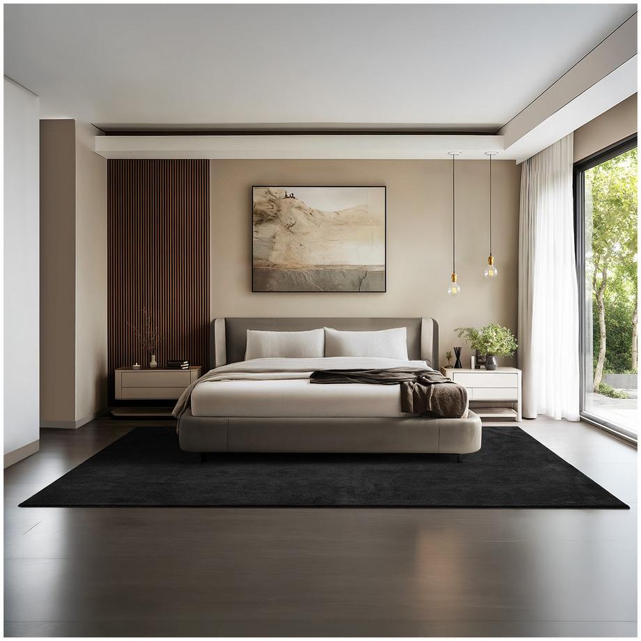 Kurzflorteppich Soft Zone verschiedene Größen und Farben flauschige Oberfläche, 1630 g/m² Florgewicht